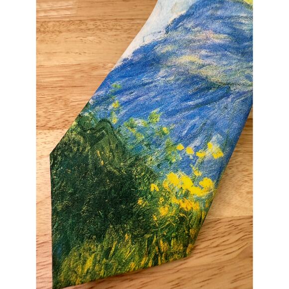 Claude Monet Woman with a Parasol Men's Neck Tie Wearable Art JL - Picture 2 of 9